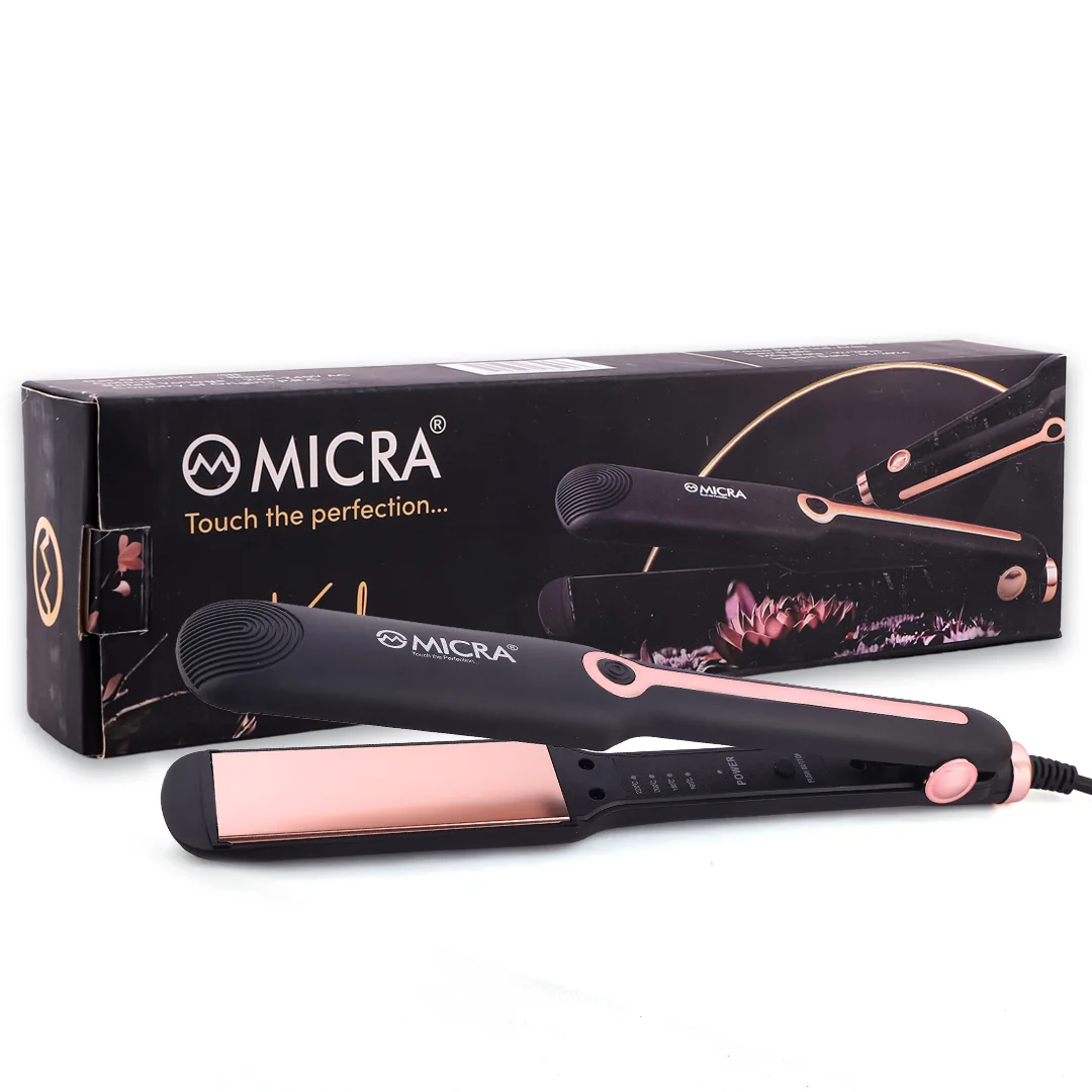 MICRA Rose Gold Hair Straightener
